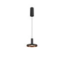 SLV 1010287 LALU® Pendelleuchte LED Base Mix&Match surface mounted canopy Pendellänge 200 cm 2700/3000K 40° PHASE Schwarz