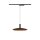 SLV 1010288 LALU® 1~Pendelleuchte PHASE LED Base Mix&Match Pendellänge 200 cm 2700/3000K 40° Schwarz