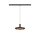 SLV 1010289 LALU® 48V Pendelleuchte DALI LED Base Mix&Match Pendellänge 200 cm 2700/3000K 40° Schwarz