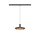 SLV 1010289 LALU® 48V Pendelleuchte DALI LED Base Mix&Match Pendellänge 200 cm 2700/3000K 40° Schwarz