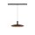 SLV 1010289 LALU® 48V Pendelleuchte DALI LED Base Mix&Match Pendellänge 200 cm 2700/3000K 40° Schwarz