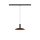 SLV 1010289 LALU® 48V Pendelleuchte DALI LED Base Mix&Match Pendellänge 200 cm 2700/3000K 40° Schwarz