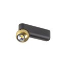 SLV 1010300 DYSKO Wand- und Deckenaufbauleuchte single PHASE 2700K 6.7 W 36° Schwarz / Gold