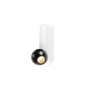 SLV 1010301 DYSKO Wand- und Deckenaufbauleuchte single PHASE 2700K 6.7 W 36° Weiß / Schwarz