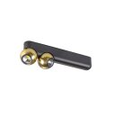 SLV 1010306 DYSKO Wand- und Deckenaufbauleuchte double PHASE 2700K 13 W 36° Schwarz / Gold