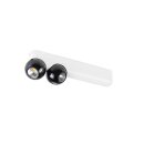 SLV 1010307 DYSKO Wand- und Deckenaufbauleuchte double PHASE 2700K 13 W 36° Weiß / Schwarz