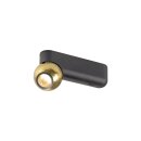 SLV 1010312 DYSKO Wand- und Deckenaufbauleuchte switch single PHASE 2700K 6.7 W 36° Schwarz / Gold