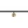 SLV 1010330 DYSKO 48V Spot DALI standard surface mounted track 2700K 5.6 W 36° Schwarz / Gold
