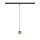 SLV 1010336 DYSKO 48V Pendelleuchte DALI Pendellänge 200 cm 2700K 36° Schwarz / Gold