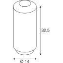 SLV 1010346 PANTILO SLIM Tischleuchte zylindrisch 1 x max. 15 W E27 Kupfer