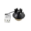 SLV 1010353 DYSKO Deckeneinbauleuchte rund PHASE 2700K 6.4 W 36° Schwarz / Gold