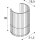 SLV 1010401 WUD WL E27 Wandaufbauleuchte zylindrisch 1 x max. 40 W natur