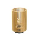SLV 1010402 WUD TL E27 Tischleuchte zylindrisch 1 x max. 40 W natur