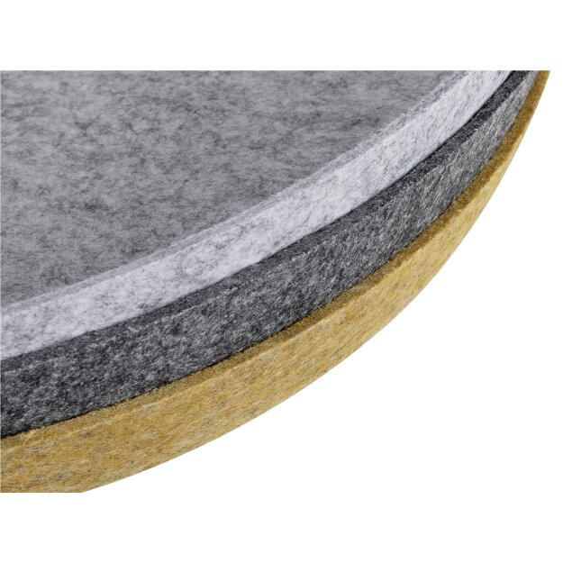 SLV 1010405 GRIP! FLAT Felt shade Ø50cm x 6,2cm Ocker