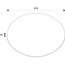 SLV 1010406 GRIP! FLAT Felt shade Ø50cm x 0,6cm Anthrazit