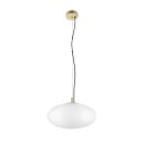 SLV 1010414 OLYPSO 40 Pendelleuchte E27 Pendellänge 400 cm 1 x max. 40 W Gold