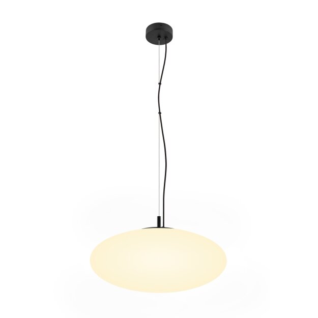 SLV 1010415 OLYPSO 50 Pendelleuchte E27 Pendellänge 400 cm 1 x max. 40 W Schwarz
