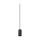 SLV 1010417 FITU PD E27 stone Pendelleuchte Pendellänge 500 cm offenes Kabelende 1 x max. 15 W Schwarz