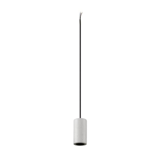 SLV 1010419 FITU PD E27 stone Pendelleuchte Pendellänge 500 cm offenes Kabelende 1 x max. 15 W Grau