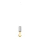 SLV 1010419 FITU PD E27 stone Pendelleuchte Pendellänge 500 cm offenes Kabelende 1 x max. 15 W Grau