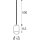 SLV 1010420 FITU PD E27 ribbed Pendelleuchte Pendellänge 500 cm offenes Kabelende 1 x max. 15 W Schwarz