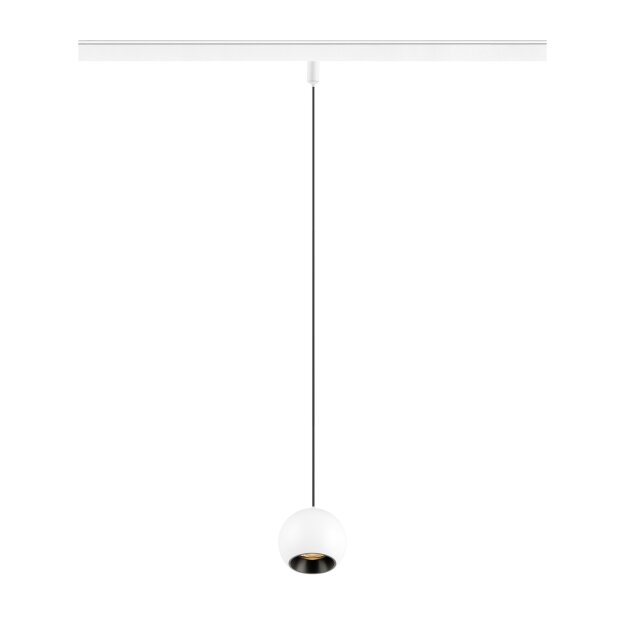 SLV 1010461 LIGHT EYE® 2.0 48V Pendelleuchte DALI Pendellänge 200 cm 2700K 30° Weiß / Schwarz