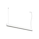 SLV 1010509 GLENOS® PRO Pendelleuchte 1,2m DALI UGR16 Pendellänge 210 cm 3000K 75° Weiß / Schwarz
