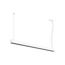 SLV 1010509 GLENOS® PRO Pendelleuchte 1,2m DALI UGR16 Pendellänge 210 cm 3000K 75° Weiß / Schwarz