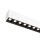 SLV 1010509 GLENOS® PRO Pendelleuchte 1,2m DALI UGR16 Pendellänge 210 cm 3000K 75° Weiß / Schwarz