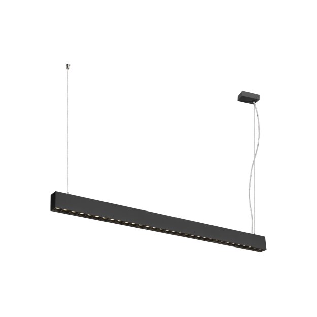 SLV 1010510 GLENOS® PRO Pendelleuchte 1,2m DALI UGR16 Pendellänge 210 cm 3000K 75° Schwarz