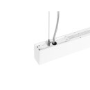 SLV 1010511 GLENOS® PRO Pendelleuchte 1,2m DALI UGR16 Pendellänge 210 cm 4000K 75° Weiß / Schwarz