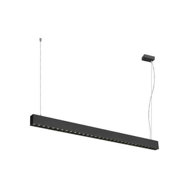 SLV 1010512 GLENOS® PRO Pendelleuchte 1,2m DALI UGR16 Pendellänge 210 cm 4000K 75° Schwarz