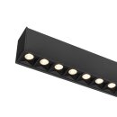 SLV 1010514 GLENOS® PRO Pendelleuchte 1,5m DALI UGR16 Pendellänge 210 cm 3000K 75° Schwarz