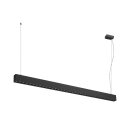 SLV 1010514 GLENOS® PRO Pendelleuchte 1,5m DALI UGR16 Pendellänge 210 cm 3000K 75° Schwarz