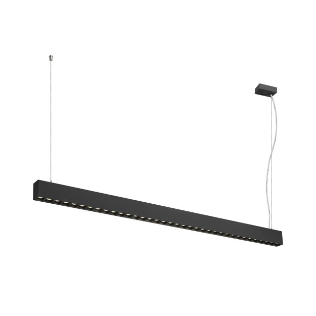 SLV 1010516 GLENOS® PRO Pendelleuchte 1,5m DALI UGR16 Pendellänge 210 cm 4000K 75° Schwarz