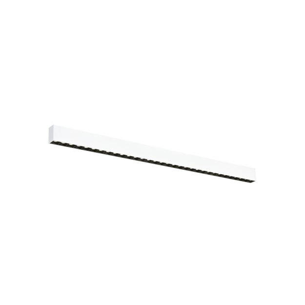 SLV 1010519 GLENOS® PRO Deckenaufbauleuchte 1,2m DALI UGR19 4000K 30 W 75° Weiß / Schwarz