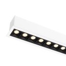 SLV 1010521 GLENOS® PRO Deckeneinbauleuchte 1,2m DALI UGR19 3000K 75° IP20 Weiß / Schwarz