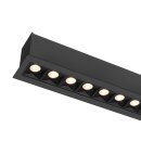 SLV 1010522 GLENOS® PRO Deckeneinbauleuchte 1,2m DALI UGR19 3000K 75° IP20 Schwarz