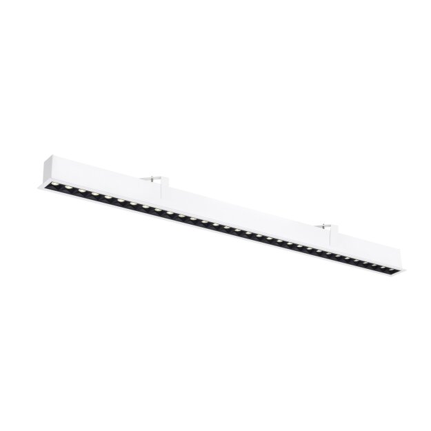 SLV 1010523 GLENOS® PRO Deckeneinbauleuchte 1,2m DALI UGR19 4000K 75° IP20 Weiß / Schwarz