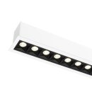 SLV 1010523 GLENOS® PRO Deckeneinbauleuchte 1,2m DALI UGR19 4000K 75° IP20 Weiß / Schwarz