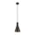 SLV 1010785 LALU® SET Pendelleuchte E27 Base CONE 15 Pendellänge 200 cm 1 x max. 4 W Schwarz