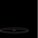 SLV 1010788 LALU® SET Pendelleuchte E27 Base PLATE 33 Pendellänge 200 cm 1 x max. 7.5 W Schwarz