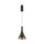 SLV 1010789 LALU® SET Pendelleuchte LED Base CONE 15 PHASE Pendellänge 200 cm 2700/3000 K 40° Schwarz