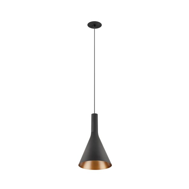 SLV 1010793 LALU® SET Pendelleuchte LED Base CONE 15 PHASE Recessed Pendellänge 200 cm 2700/3000 K 40° Schwarz
