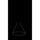 SLV 1010797 LALU® SET 1~ Pendelleuchte LED Base CONE 15 PHASE Pendellänge 200 cm 2700/3000K 40° Schwarz