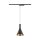SLV 1010797 LALU® SET 1~ Pendelleuchte LED Base CONE 15 PHASE Pendellänge 200 cm 2700/3000K 40° Schwarz