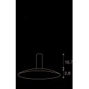 SLV 1010798 LALU® SET 1~ Pendelleuchte LED Base ELYPSE 22 PHASE Pendellänge 200 cm 2700/3000K 40° Schwarz