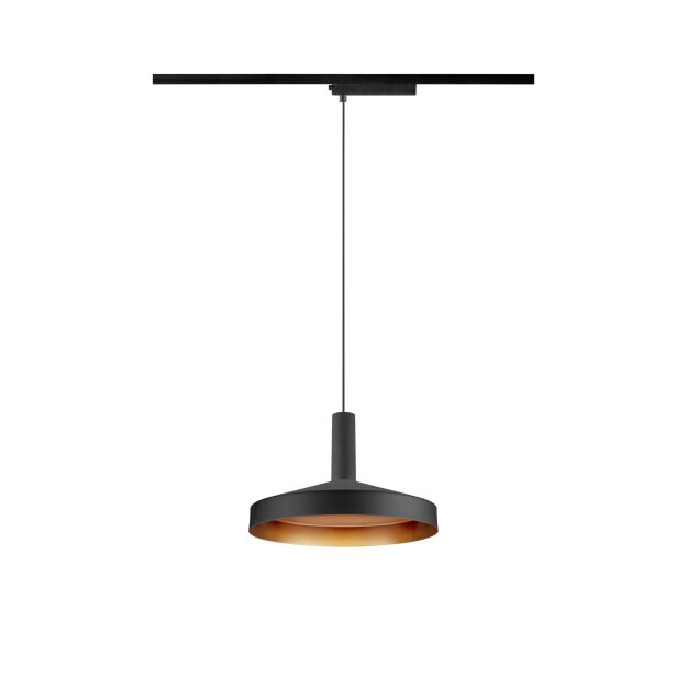 SLV 1010799 LALU® SET 1~ Pendelleuchte LED Base TETRA 24 PHASE Pendellänge 200 cm 2700/3000K 40° Schwarz