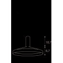 SLV 1010799 LALU® SET 1~ Pendelleuchte LED Base TETRA 24 PHASE Pendellänge 200 cm 2700/3000K 40° Schwarz