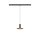 SLV 1010802 LALU® SET 48V Pendelleuchte LED Base ELYPSE DALI Pendellänge 200 cm 2700/3000K 40° Schwarz